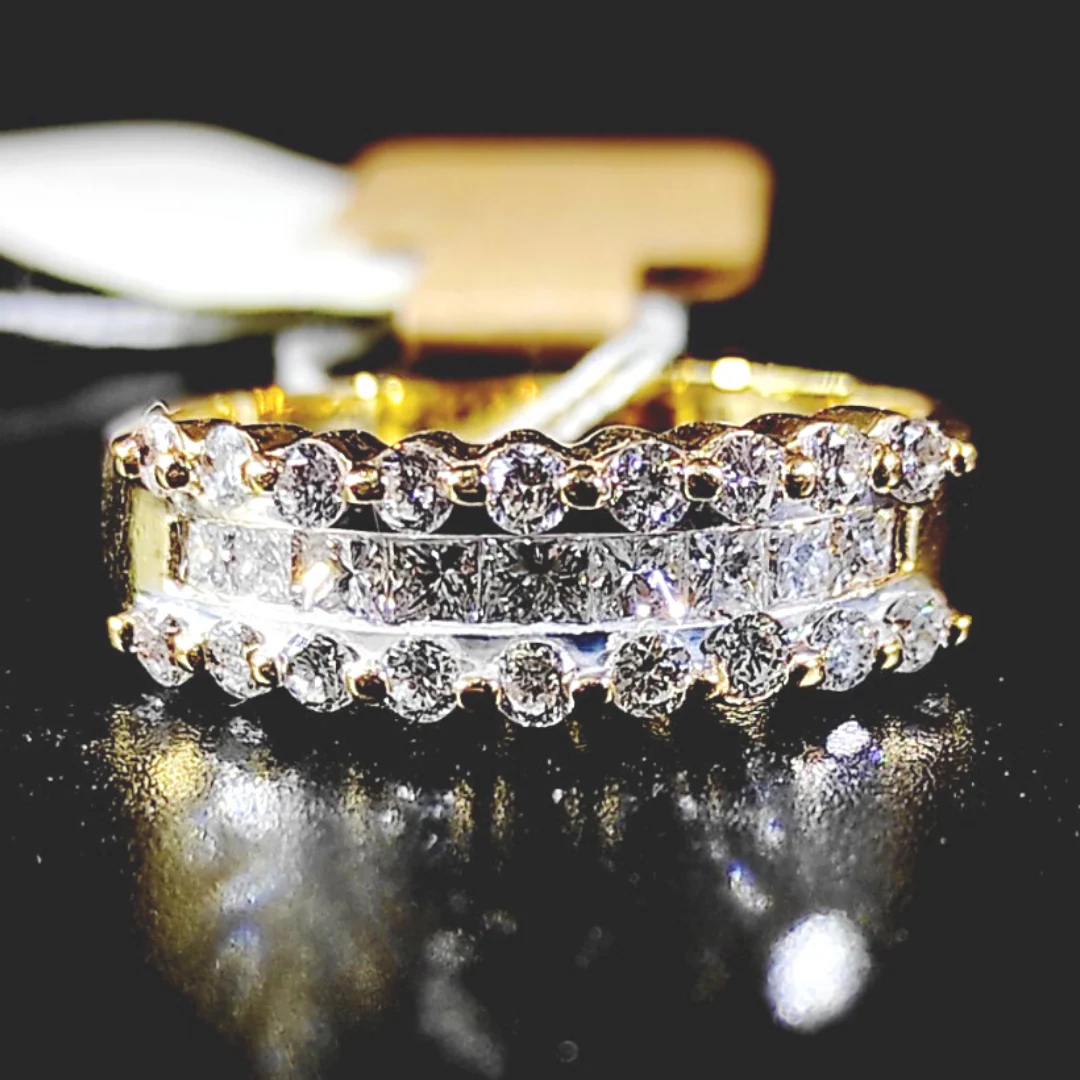 Half Eternity Diamond Rings